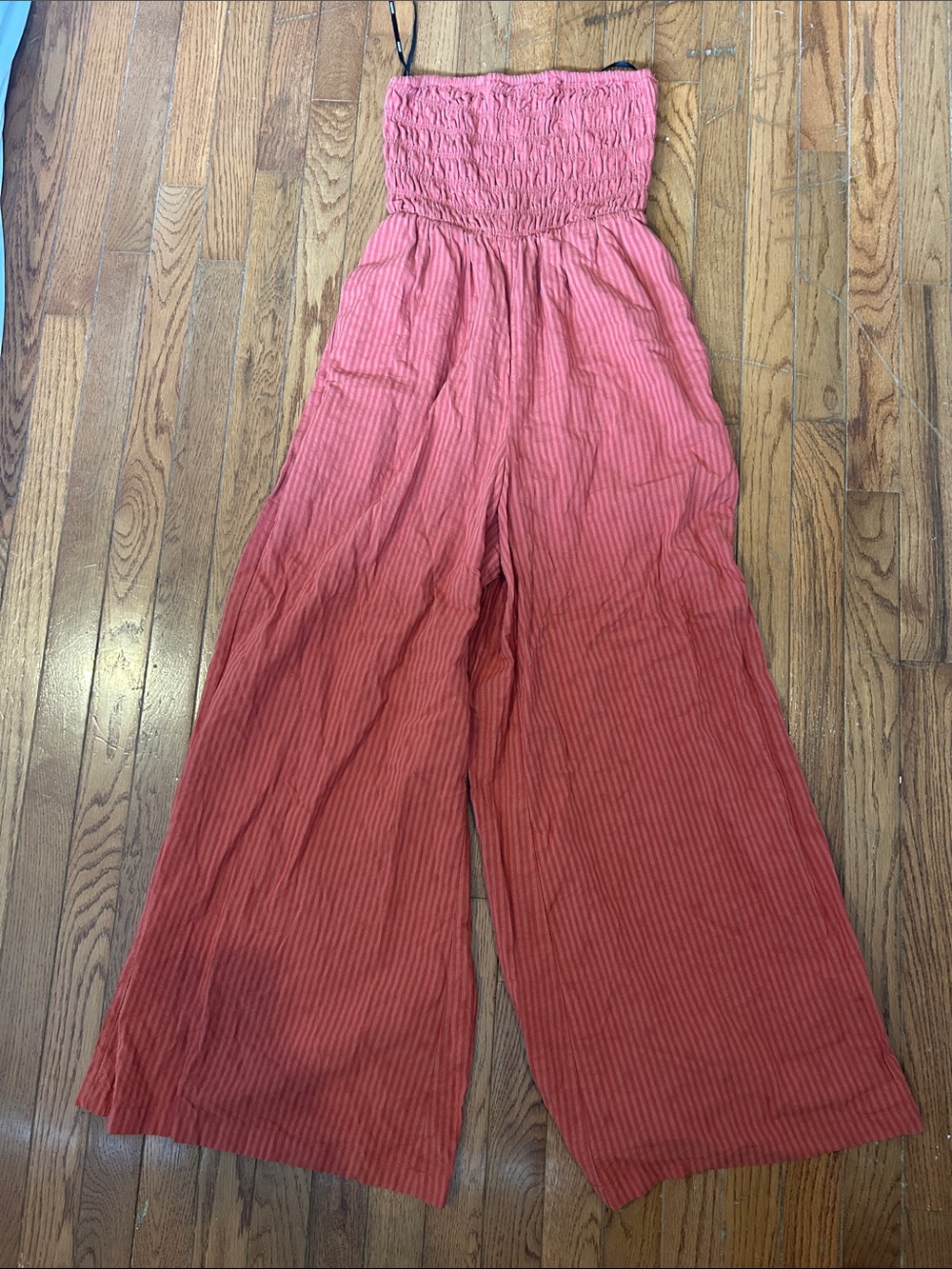 Forever 21 Strapless Wide-Leg Jumpsuit